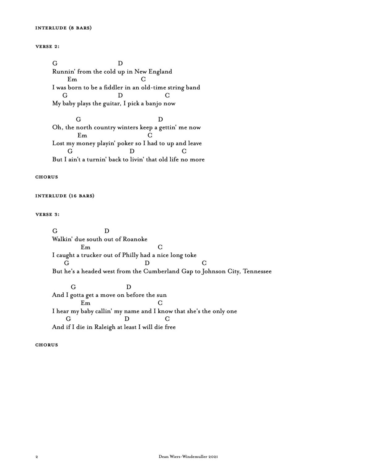 Wagon Wheel mandolin Riverside Guitar School